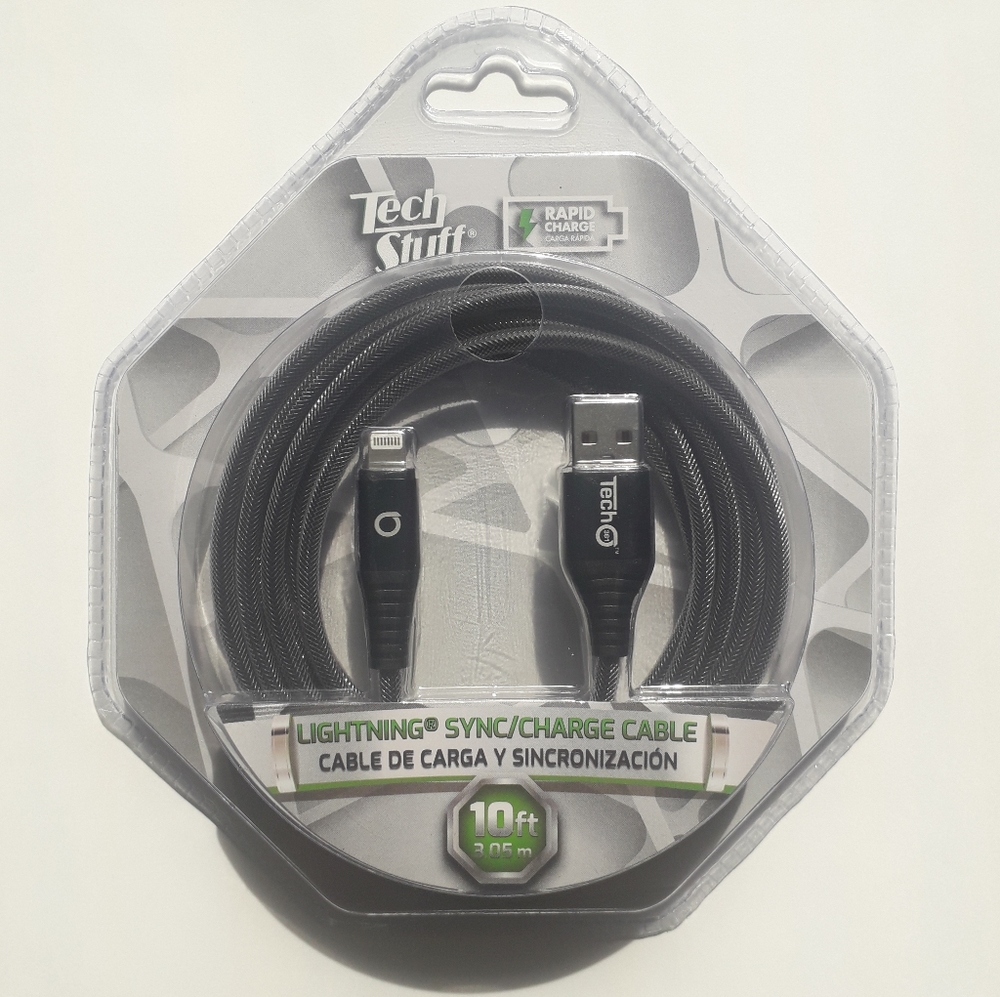 USB Rapid phone charger cable, 10 feet long for iPhone,iPad,